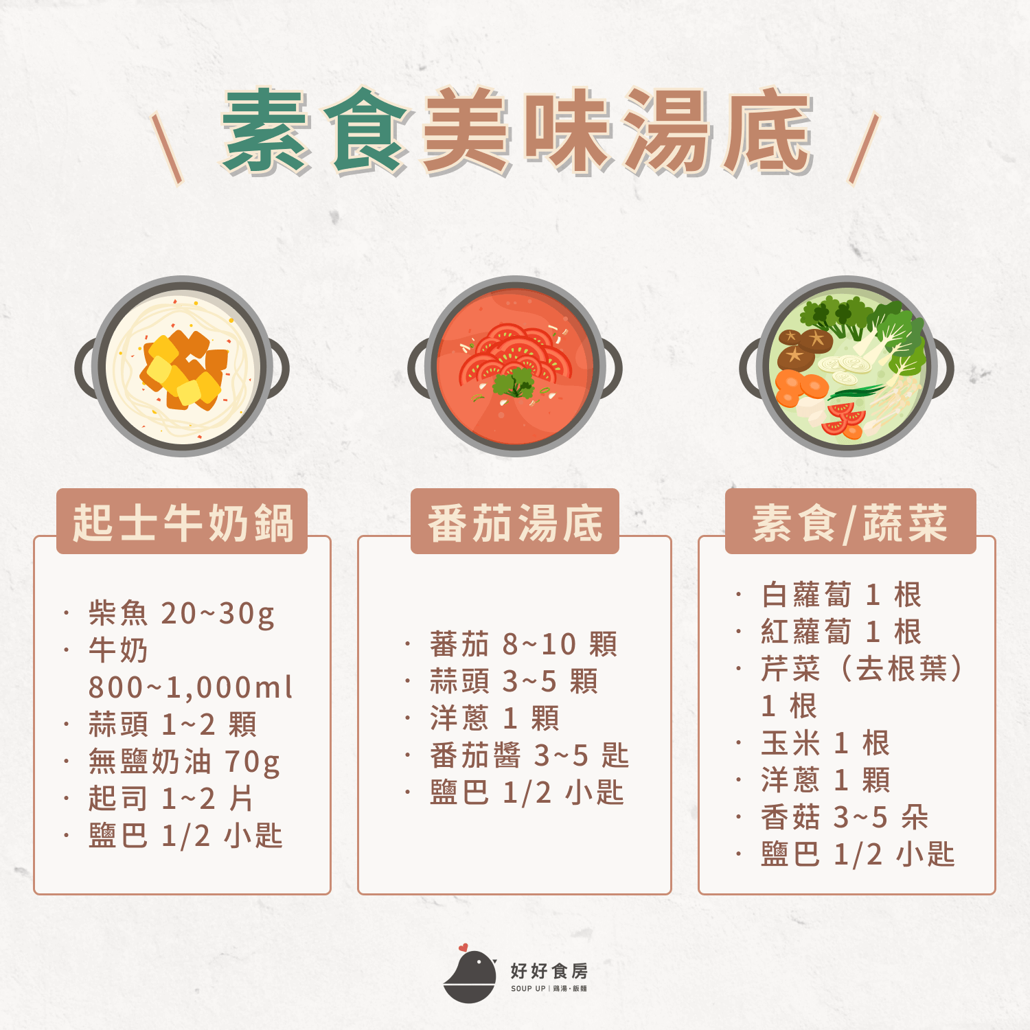素食美味湯底